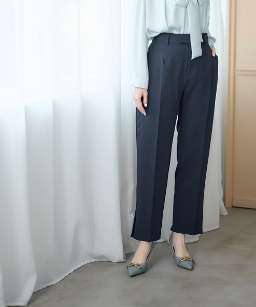 12Twelve Agenda（トゥエルブ　アジェンダ）の「ウォッシャブル裾デザインパンツ（その他パンツ・レディース・ネイビー/ブラック・S/M）」の6枚目の写真
