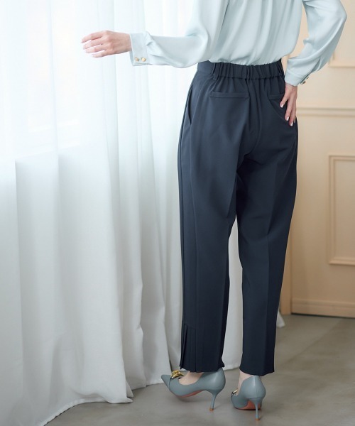 12Twelve Agenda（トゥエルブ　アジェンダ）の「ウォッシャブル裾デザインパンツ（その他パンツ・レディース・ネイビー/ブラック・S/M）」の8枚目の写真