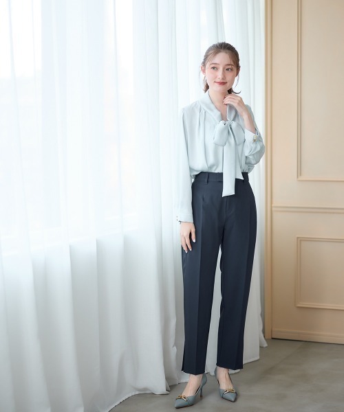 12Twelve Agenda（トゥエルブ　アジェンダ）の「ウォッシャブル裾デザインパンツ（その他パンツ・レディース・ネイビー/ブラック・S/M）」の5枚目の写真