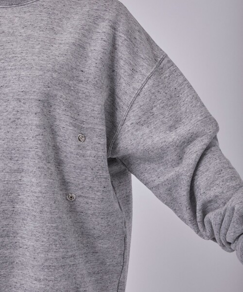POOLDE(プールデ)の「【POOLDE/プールデ】Loose Sweatshirts/スウェット(スウェット・レディース・グレー/ブラック・L)」の17枚目の写真