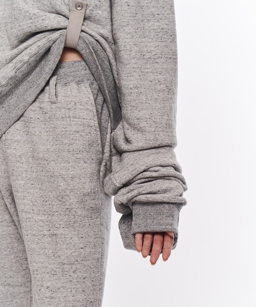 POOLDE(プールデ)の「【POOLDE/プールデ】Loose Sweatshirts/スウェット(スウェット・レディース・グレー/ブラック・L)」の10枚目の写真