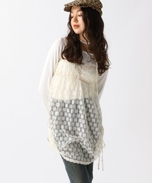FOREVER 21 | 【2025SS】タイ付きレースキャミミニワンピース(ワンピース)