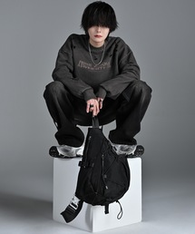 ADRER（アドラー）の「heavy weight damage logo draw code sweat / ヘビーウェイトダメージロゴドローコードスウェット（スウェット）」