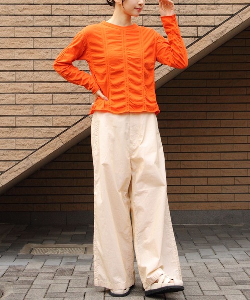 25ss☆メヤメ☆PIN STRIPE SIDE LINE WIDE PANTS PIN STRIPE SIDE LINE WIDE PANTS – MEYAME