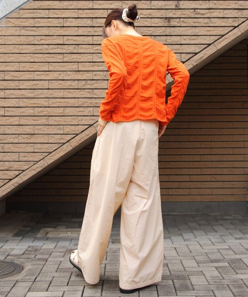 SALE20%OFF //MEYAME メヤメ PIN STRIPE SIDE LINE WIDE PANTS ピンストライプ サイドライン ワイドパンツ MEY-2025 MEYAME｜【40%OFF】PIN STRIPE SIDE LINE WIDE PANTS ピン