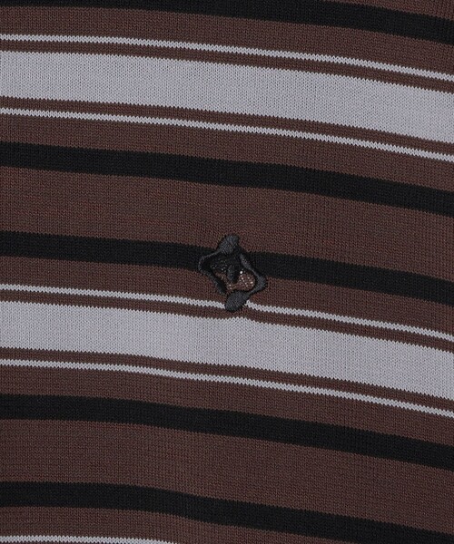 City Ambient Products（シティアンビエントプロダクツ）の「City Ambient Products:〈手洗い可能〉14ゲージ レーヨン ナイロン ワンポイント ニットポロ（ニット/セーター・メンズ・ブラウン/ホワイト/サックスブルー/ネイビー・LARGE/MEDIUM/SMALL）」の18枚目の写真