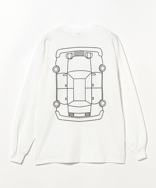 TOKYO CULTUART by BEAMS(トウキョウカルチャートバイビームス)の「黒川知希 / CAR Long sleeve Tee shirt(Tシャツ/カットソー・メンズ・ホワイト・MEDIUM/LARGE/X-LARGE/SMALL)」の5枚目の写真