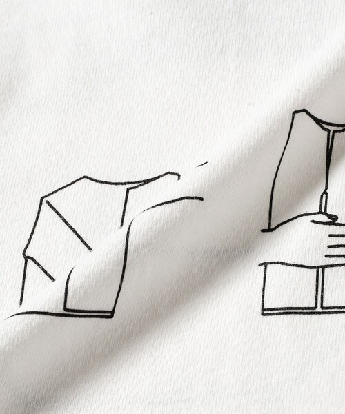 TOKYO CULTUART by BEAMS(トウキョウカルチャートバイビームス)の「黒川知希 / CAR Long sleeve Tee shirt(Tシャツ/カットソー・メンズ・ホワイト・MEDIUM/LARGE/X-LARGE/SMALL)」の6枚目の写真