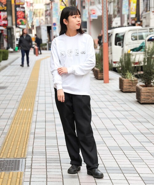 TOKYO CULTUART by BEAMS(トウキョウカルチャートバイビームス)の「黒川知希 / CAR Long sleeve Tee shirt(Tシャツ/カットソー・メンズ・ホワイト・MEDIUM/LARGE/X-LARGE/SMALL)」の8枚目の写真