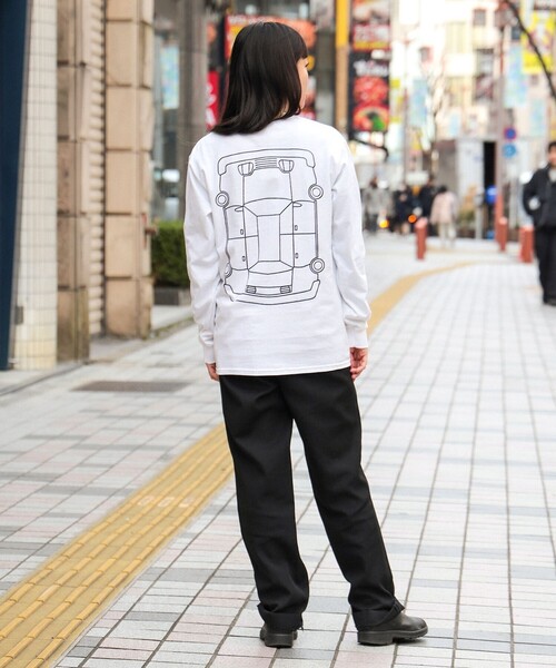 TOKYO CULTUART by BEAMS(トウキョウカルチャートバイビームス)の「黒川知希 / CAR Long sleeve Tee shirt(Tシャツ/カットソー・メンズ・ホワイト・MEDIUM/LARGE/X-LARGE/SMALL)」の9枚目の写真