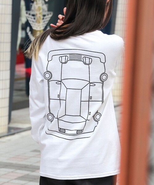 TOKYO CULTUART by BEAMS(トウキョウカルチャートバイビームス)の「黒川知希 / CAR Long sleeve Tee shirt(Tシャツ/カットソー・メンズ・ホワイト・MEDIUM/LARGE/X-LARGE/SMALL)」の11枚目の写真