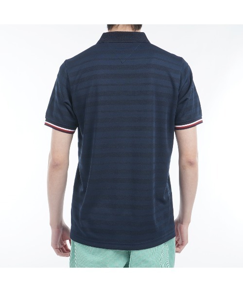TOMMY HILFIGER GOLF（トミー ヒルフィガー ゴルフ）の「ｻｰｸﾙﾛｺﾞ 半袖ﾎﾟﾛｼｬﾂ（ポロシャツ・メンズ・ホワイト/ピンク/ネイビー/サックスブルー・L/M/LL）」の10枚目の写真