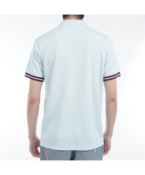 TOMMY HILFIGER GOLF（トミー ヒルフィガー ゴルフ）の「ｻｰｸﾙﾛｺﾞ 半袖ﾎﾟﾛｼｬﾂ（ポロシャツ・メンズ・ホワイト/ピンク/ネイビー/サックスブルー・L/M/LL）」の12枚目の写真
