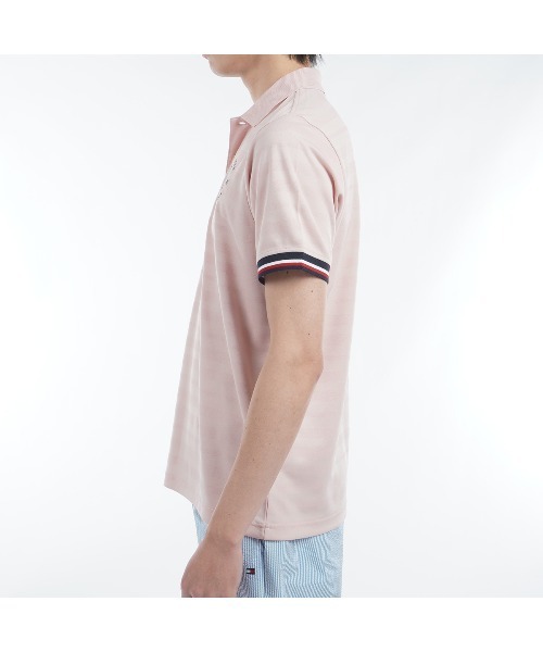 TOMMY HILFIGER GOLF（トミー ヒルフィガー ゴルフ）の「ｻｰｸﾙﾛｺﾞ 半袖ﾎﾟﾛｼｬﾂ（ポロシャツ・メンズ・ホワイト/ピンク/ネイビー/サックスブルー・L/M/LL）」の14枚目の写真