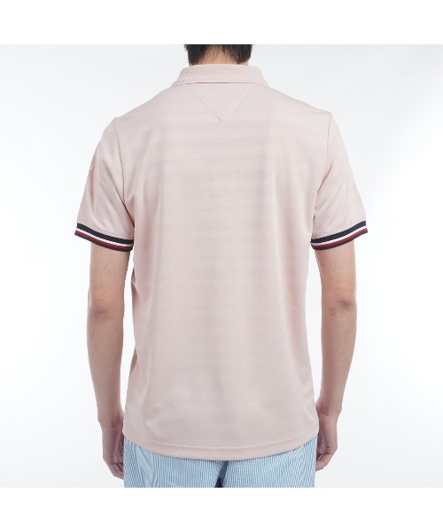 TOMMY HILFIGER GOLF（トミー ヒルフィガー ゴルフ）の「ｻｰｸﾙﾛｺﾞ 半袖ﾎﾟﾛｼｬﾂ（ポロシャツ・メンズ・ホワイト/ピンク/ネイビー/サックスブルー・L/M/LL）」の15枚目の写真