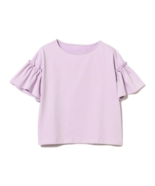 B:MING by BEAMS（ビーミングバイビームス）の「袖フリル プルオーバー（Tシャツ/カットソー・レディース・パープル系その他5/ネイビー/ブルー系その他/オフホワイト・ONE SIZE）」の11枚目の写真