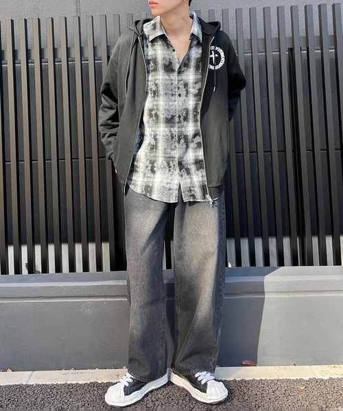 Figments(フィグメンツ)の「サークルクロスZIPパーカー(パーカー・レディース・スミクロ/ブラック・LARGE/X-LARGE)」の13枚目の写真