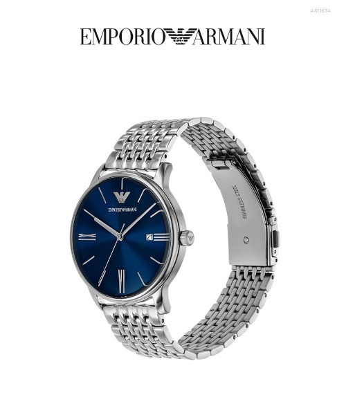 EMPORIO ARMANI(エンポリオアルマーニ)の「エンポリオ・アルマーニ 腕時計 メンズ アナログ ステンレス AR11674(アナログ腕時計・メンズ・シルバー・FREE)」の14枚目の写真
