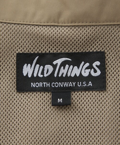 WILD THINGS(ワイルドシングス)の「【別注】<WILD THINGS>ショートスリーブ ジップ シャツ / キッズ 140cm-160cm(シャツ/ブラウス・キッズ・ブラック/オリーブ・L(160cm)/M(140-150cm))」の7枚目の写真