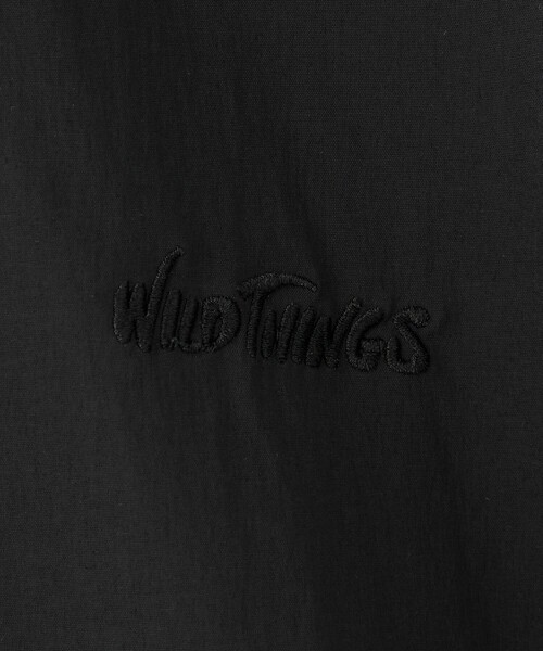 WILD THINGS(ワイルドシングス)の「【別注】<WILD THINGS>ショートスリーブ ジップ シャツ / キッズ 140cm-160cm(シャツ/ブラウス・キッズ・ブラック/オリーブ・L(160cm)/M(140-150cm))」の20枚目の写真