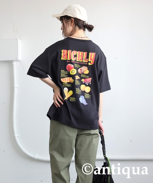 antiqua（アンティカ）の「ヴィンテージ風ロゴTシャツ（Tシャツ/カットソー・レディース・ホワイト系その他/ブラック系その他2/ホワイト系その他2/ブラック系その他・P/R）」の15枚目の写真