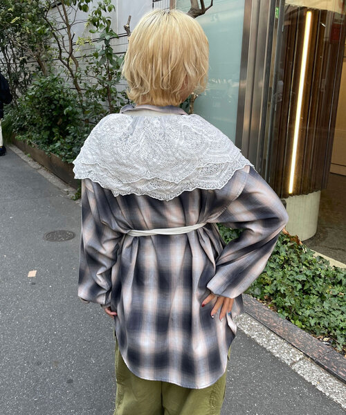 セール】【She desires】マルチWAYフリルレース（Tシャツ