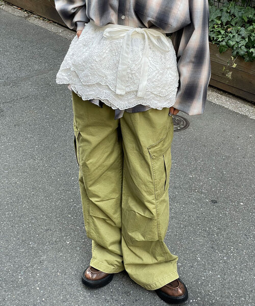 CIAOPANIC(チャオパニック)の「【She desires...】マルチWAYフリルレース(Tシャツ/カットソー・レディース・オフホワイト・FREE)」の20枚目の写真