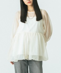 SHEER LAYERED BLOUSE
