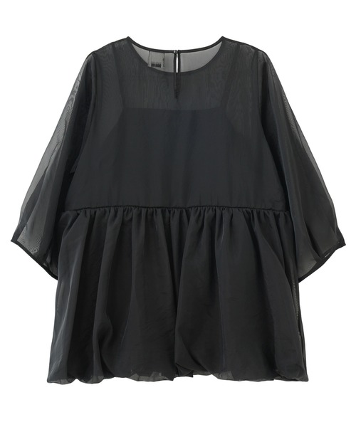 ROSE BUD(ローズバッド)の「SHEER LAYERED BLOUSE(シャツ/ブラウス・レディース・ブラック/ベージュ/ホワイト・ONE SIZE)」の12枚目の写真