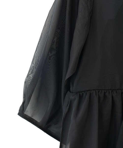 ROSE BUD(ローズバッド)の「SHEER LAYERED BLOUSE(シャツ/ブラウス・レディース・ブラック/ベージュ/ホワイト・ONE SIZE)」の16枚目の写真