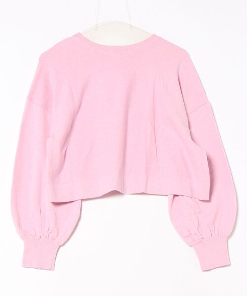 TITE IN THE STORE(ティテ インザ ストア)の「【洗える】クロップド丈ニットプルオーバー(ニット/セーター・レディース・ピンク/イエロー/グレー・38)」の16枚目の写真