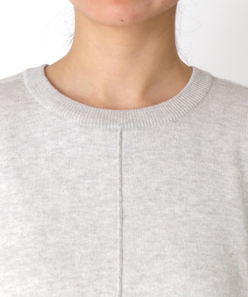 TITE IN THE STORE(ティテ インザ ストア)の「【洗える】クロップド丈ニットプルオーバー(ニット/セーター・レディース・ピンク/イエロー/グレー・38)」の12枚目の写真