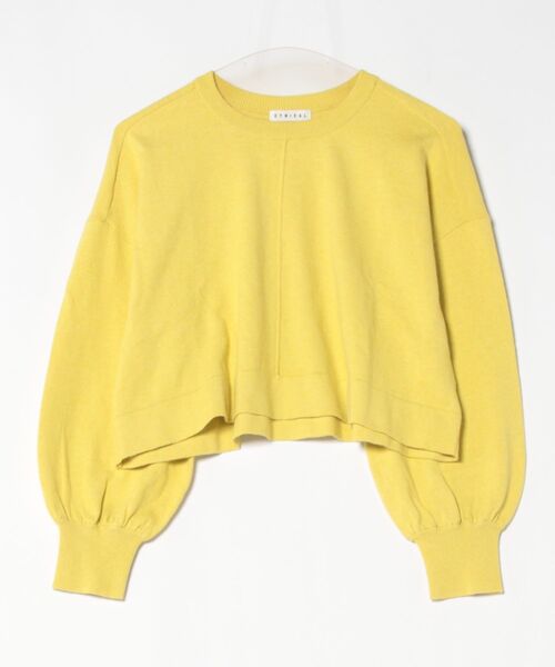 TITE IN THE STORE(ティテ インザ ストア)の「【洗える】クロップド丈ニットプルオーバー(ニット/セーター・レディース・ピンク/イエロー/グレー・38)」の18枚目の写真
