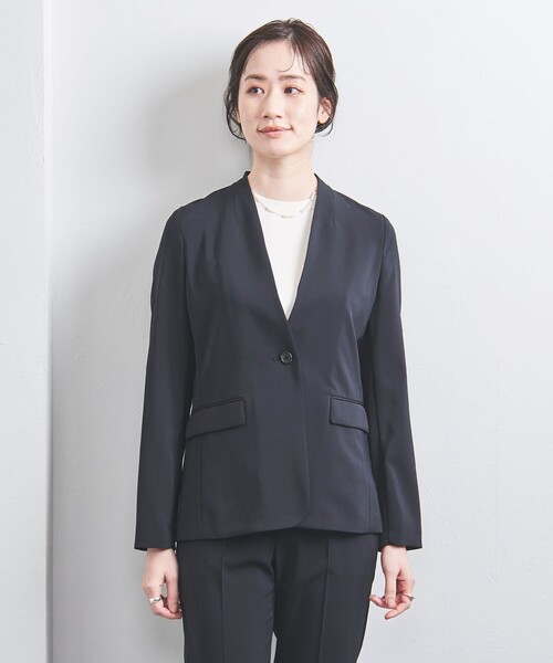 FEEL CLEAN Vノーカラー ジャケット（ノーカラージャケット）｜UNITED