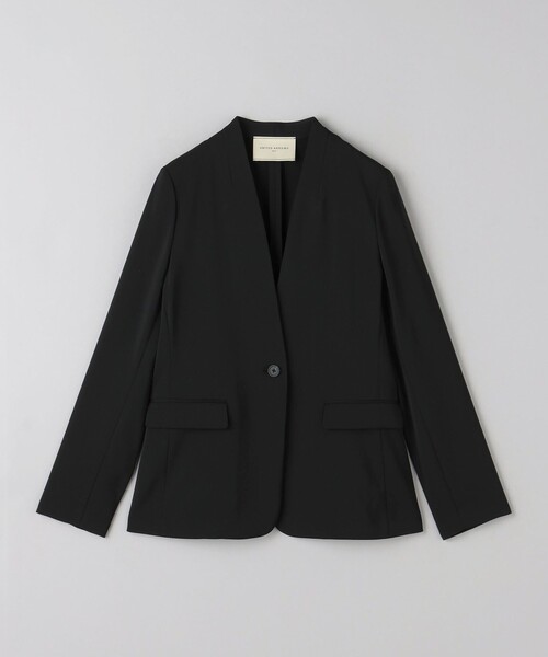 FEEL CLEAN Vノーカラー ジャケット（ノーカラージャケット