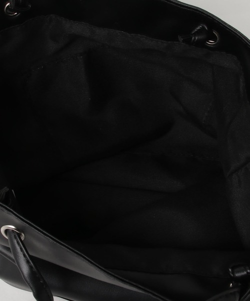 Per sist ence（パーシエンス）の「【25SS/リニューアルして登場！】フェイクレザーリボン付きA4トート（トートバッグ・レディース・シルバー/アイボリー/ブラック/シャンパン・FREE）」の11枚目の写真