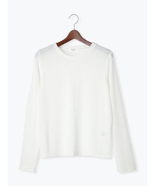 Te chichi TERRASSE（テチチテラス）の「テレコクルートップス《2025spring catalog item》（Tシャツ/カットソー・レディース・オフホワイト/ブラック/ミント・F）」の8枚目の写真