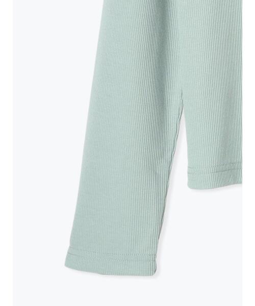 Te chichi TERRASSE（テチチテラス）の「テレコクルートップス《2025spring catalog item》（Tシャツ/カットソー・レディース・オフホワイト/ブラック/ミント・F）」の12枚目の写真