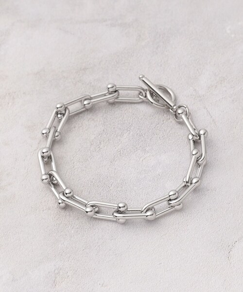 grove（グローブ）の「【ステンレス】マンテルチェーンブレスレット（ブレスレット・レディース・シルバー/ゴールド・00）」の2枚目の写真