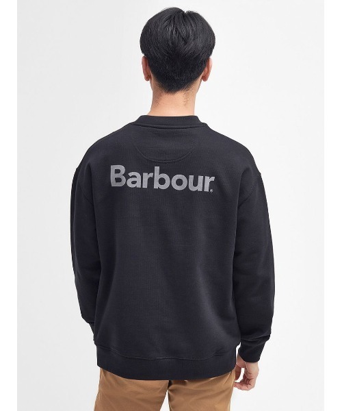 Barbour（バブアー）の「Nicholas リラックス フィット スウェット（スウェット・メンズ・ブラック/ピンク・38/40/42/36）」の8枚目の写真