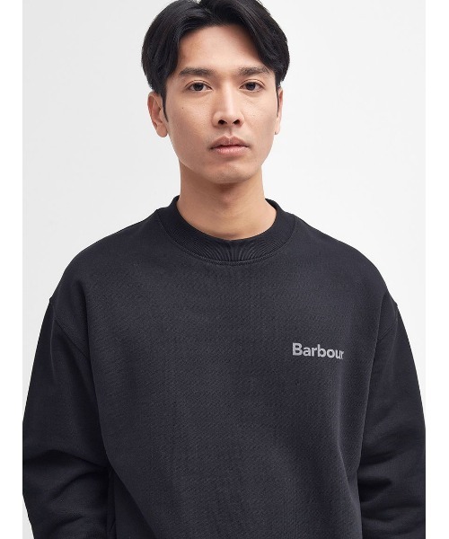 Barbour（バブアー）の「Nicholas リラックス フィット スウェット（スウェット・メンズ・ブラック/ピンク・38/40/42/36）」の9枚目の写真