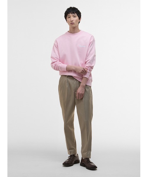 Barbour（バブアー）の「Nicholas リラックス フィット スウェット（スウェット・メンズ・ブラック/ピンク・38/40/42/36）」の3枚目の写真