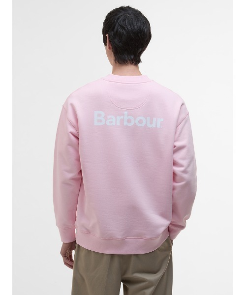 Barbour（バブアー）の「Nicholas リラックス フィット スウェット（スウェット・メンズ・ブラック/ピンク・38/40/42/36）」の4枚目の写真