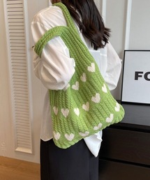 ハート柄ショルダーバッグ