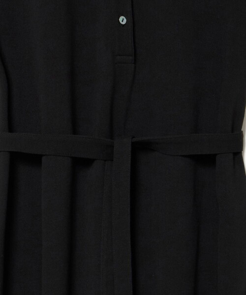 LACOSTE（ラコステ）の「鹿の子地マキシ丈ドレス ポロワンピース フレア Iライン（シャツワンピース・レディース・ネイビー/ブラック・40/38/36/34）」の12枚目の写真