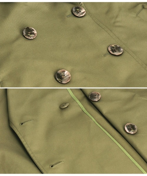 Settimissimo（セッティミッシモ）の「バックボタン リブ ヨーク ミドル トレンチコート（トレンチコート・レディース・アイボリー/カーキ・FREE）」の22枚目の写真