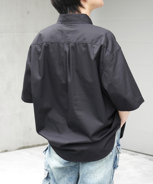 U.S. POLO ASSN.(ユーエスポロアッスン)の「【US POLO ASSN】ベーシック / オンブレチェック / ストライプ ビッグシルエット半袖シャツ ユニセックス(Tシャツ/カットソー・メンズ・ブラック系その他/ブラック/サックスブルー/ホワイト/ブルー系その他・M/L/XL)」の21枚目の写真