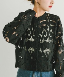 ITEMS URBANRESEARCH | レースクロップドシャツ(シャツ/ブラウス)