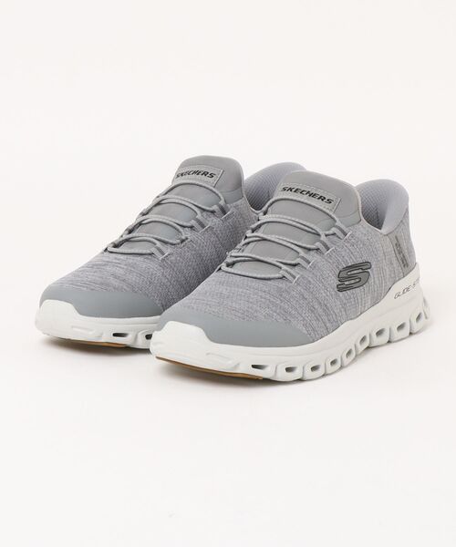 SKECHERS(スケッチャーズ)の「SKECHERS スケッチャーズ SLIP-INS スリップインズ GLIDE-STEP-ZEFYR メンズスニーカー(グライドステップ-ゼフィール) 233011(スニーカー・メンズ・ブラック×ブラック/グレー・25.0cm/25.5cm/26.0cm/26.5cm/27.0cm/27.5cm/28.0cm/28.5cm/29.0cm/30.0cm)」の1枚目の写真