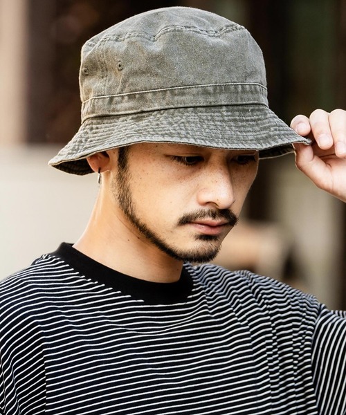 NEWHATTAN ニューハッタン Bucket Hat pigment dyed ピグメント